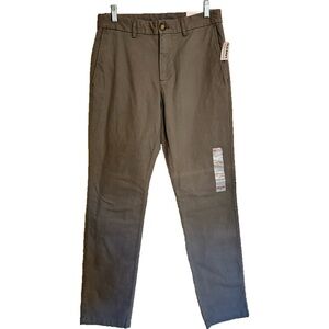 Old Navy Chino Pants Gray Slim Built In Flex Size 29x30